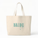 Teal Bride to Be bags by weddingsareus Teal Bride to Be bags