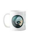 Teal Bubble Mermaid mugs by ThumperFantasy Teal Bubble Mermaid mugs