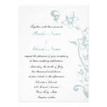 Teal Butterfly Invitation