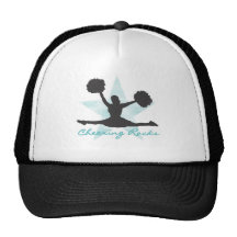 Teal Cheering Rocks T-shirts and Gifts Trucker Hat