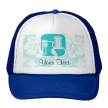 Teal Chemistry Mesh Hat