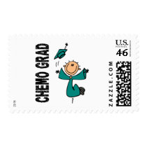 Teal CHEMO GRAD 1 (Ovarian Cancer) Stamp