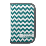 Teal Chevron Rickshaw Folio Planner
