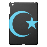 Teal Crescent & Star.png iPad Mini Case
