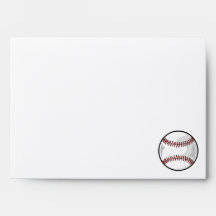 Teal Damask Pattern Softball Envelopes