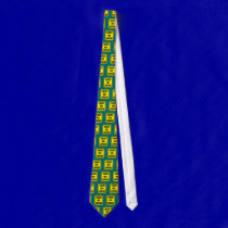 Teal Danger Men Working Black Neck Tie ties
