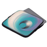 Teal Eclipse Laptop Sleeve