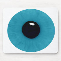Teal Eyeball Mouse Pad mousepads by Lorianne2020 Teal Eyeball Mouse Pad mousepads