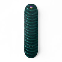 Teal Flex Pattern skateboards