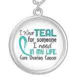 Teal For Someone I Need Ovarian Cancer Personalized Necklace