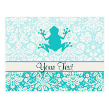 Teal Frog Postcards