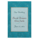 Teal Galaxy WEDDING program Flyer