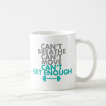 Teal "Get Enough" Mug