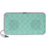 Teal Gothic Lace Speaker System