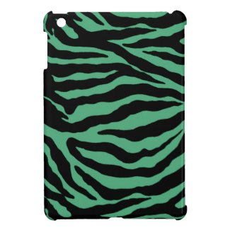 Teal Green Tiger Striped Cases Sleeves