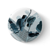 Teal Guitar Collection Horizontal buttons