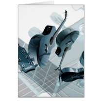 Teal Guitar Collection Horizontal cards by DocPixel Teal Guitar Collection Horizontal cards