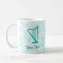 Teal Harp Mug