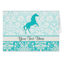Teal Horse Cards