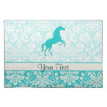 Teal Horse Place Mats