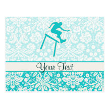 Teal Hurdler Postcard