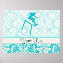 Teal Hurdler Posters