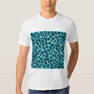 teal leopard print top