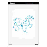 Teal Line Equine Decals For The iPad 2