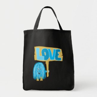 Teal Love bag