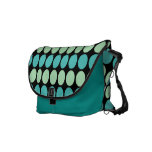 Teal & Mint Dots Messenger Bag rickshaw messenger bags