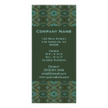 teal olive green rack cards