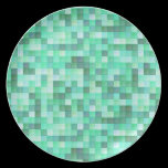 Teal Pattern Custom Plate plates