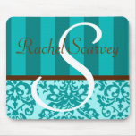 Teal Personalized Mouse Pad