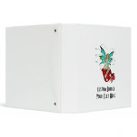 Teal Pixie & Mushrooms 3D 3 Ring Binders
