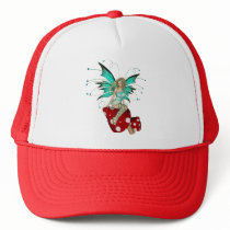 Teal Pixie & Mushrooms 3D Hats