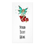 Teal Pixie & Mushrooms 3D Photo Cards