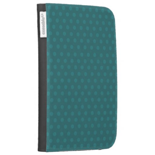 Teal Polka Dots 3rd Generation Kindle Case