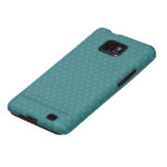 Teal Polka Dots Pattern Custom Samsung Galaxy Case