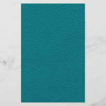 Teal Printed Pattern. Green Blue. Custom Flyer