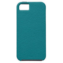 Teal Printed Pattern. Green Blue. iPhone 5 Cover