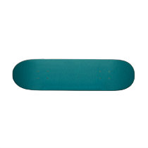 Teal Printed Pattern. Green Blue. Skate Deck