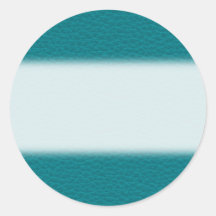 Teal Printed Pattern. Green Blue. Stickers
