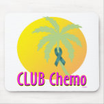 Teal Ribbon Mouse Pads