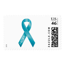 Teal Ribbon Postage