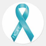 Teal Ribbon Sticker