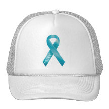 Teal Ribbon Trucker Hat