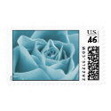 Teal Rose Stamp