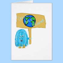 Teal Save The Planet cards