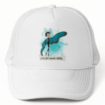 Teal Shadows butterfairy hats by wizardmarilyn Teal Shadows butterfairy hats