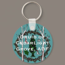 Teal sigil with CLG text keychains
